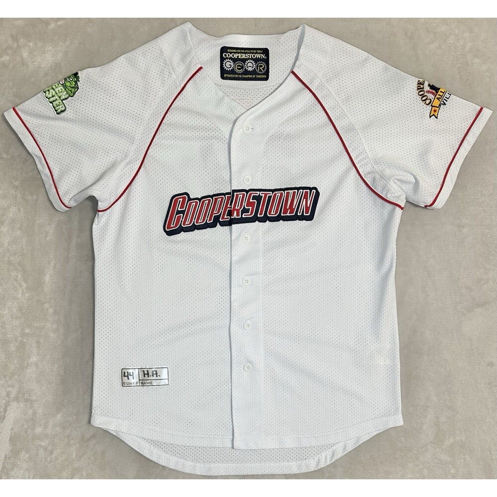 Cooperstown All Star Village #27 Green Monster Baseball Jersey Men's M White